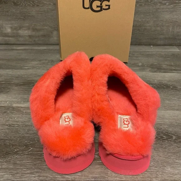 UGG | Disquette Platform Slippers In Hibiscus Pink NEW In Box - Picture 4 of 9
